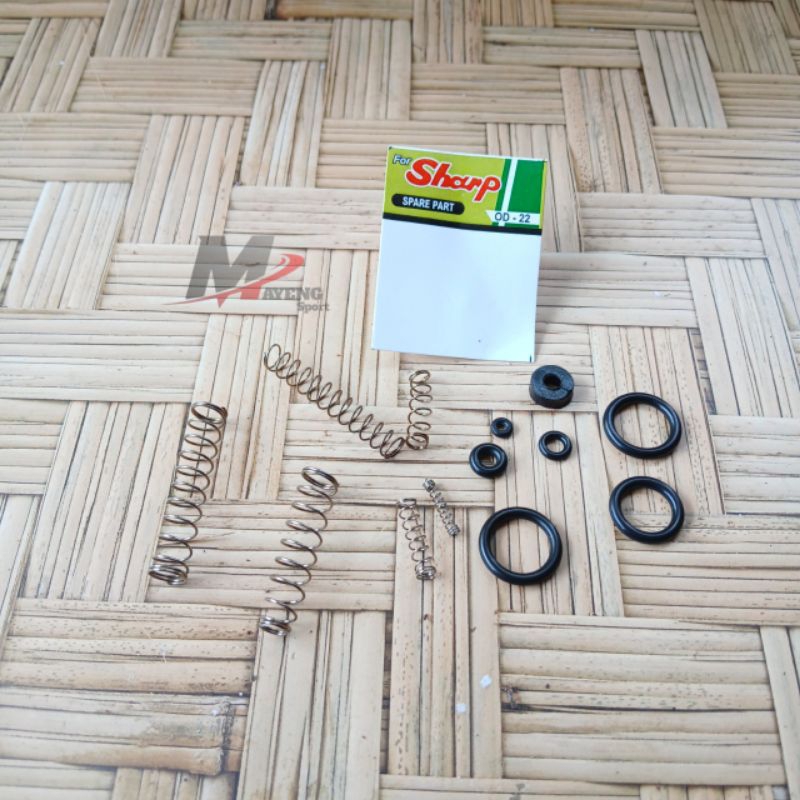 Sparepart pompa angin Sharp / Seal pompa angin Shap lengkap od 22