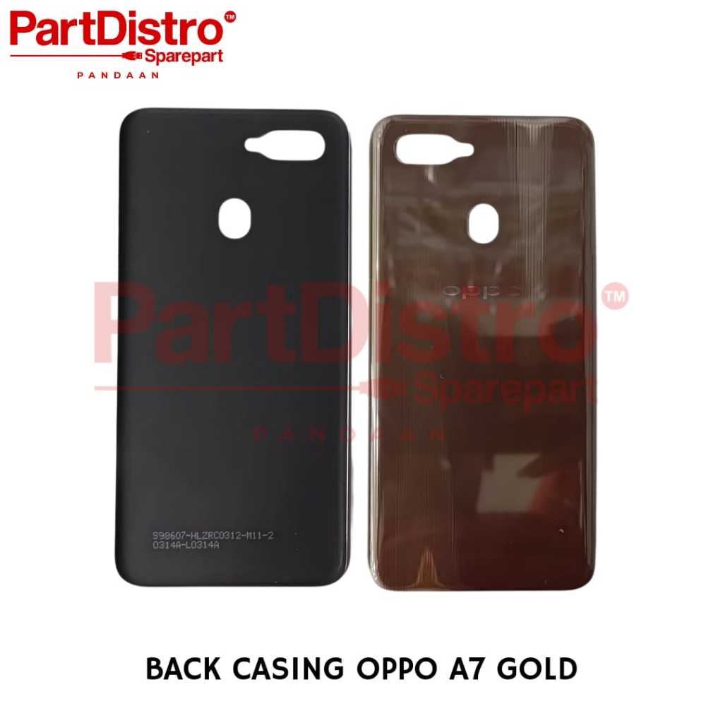BACK CASING OPPO A7 GOLD