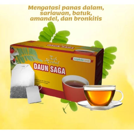 

Teh Daun Saga Herbal untuk mengobati Batuk Sesak Nafas dan Radang Tenggorokan