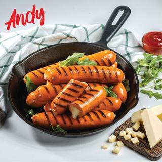 

Andy Sosis Sapi Bakar Keju isi 6 pcs 500 gr | Sosis Jumbo | Frozen Food