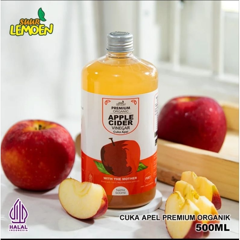 

SUUR LEMOEN - Apple Cider Vinegar 500ml - Cuka Apel Premium Organic
