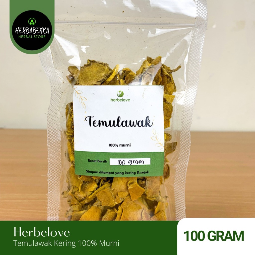 

HERBELOVE – TEMULAWAK KERING 100% MURNI 100 GRAM