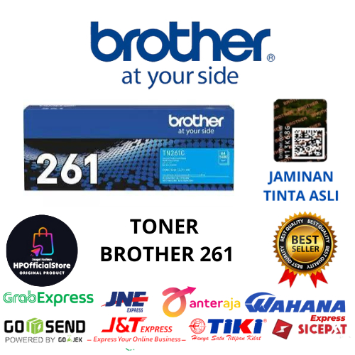 Toner Brother TN 261 Cyan (MFC-9330CDW MFC-9140CDN HL-3170CDW) Original