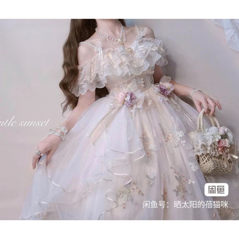 Rok bunga lolita Dewi Bunga JSK+Petticoat