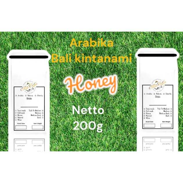 

biji kopi roasted arabika bali kintamani honey 200g