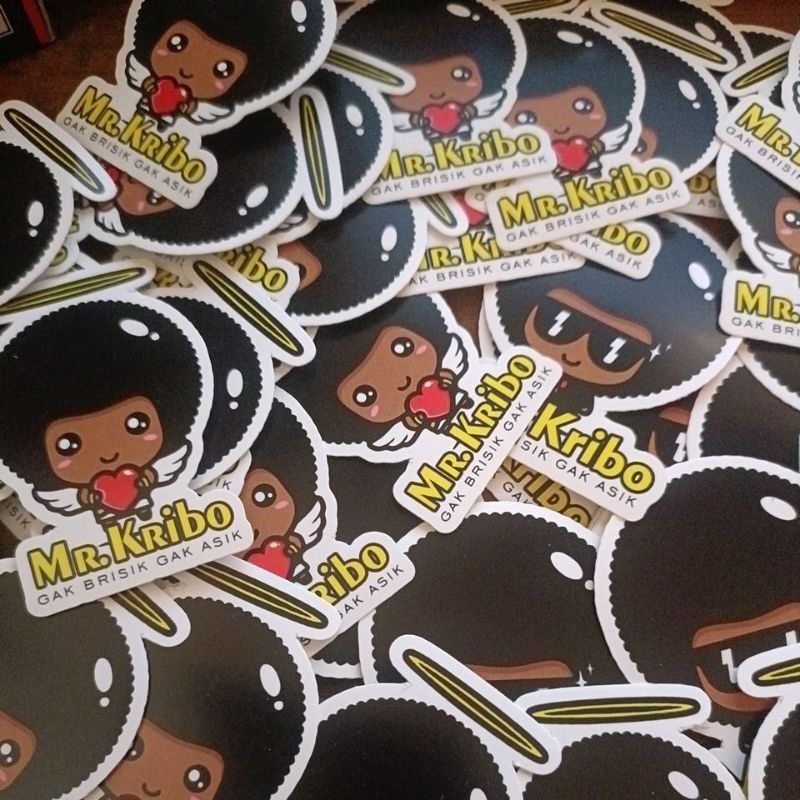 

Sticker/Stiker Label Pot Cream Rakyat Jelata bahan terbaik 2 Biji