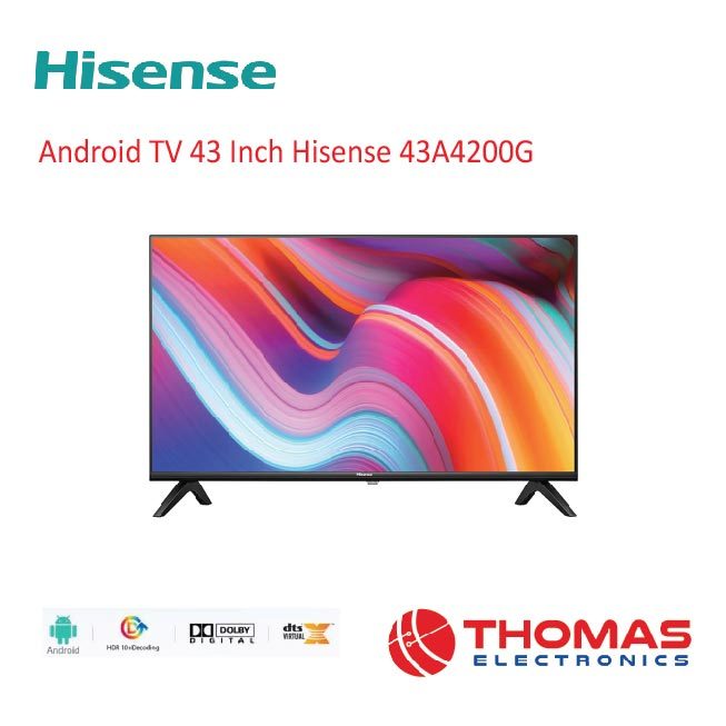 Android Led Tv 43 Inch Hisense 43A4200G 43 A4200 G Garansi Resmi