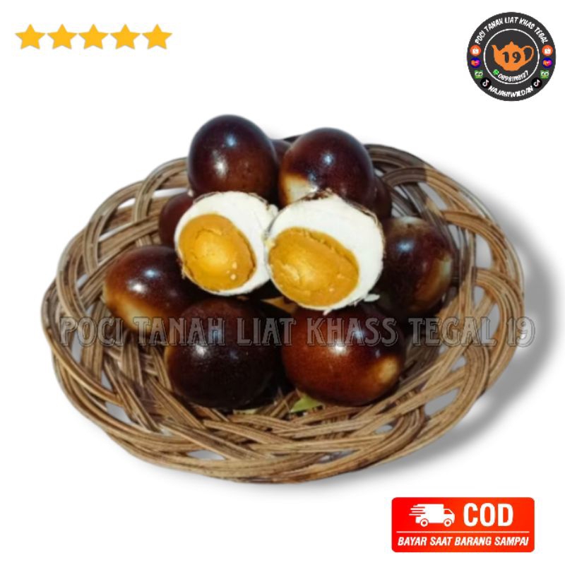 

Telor Asin Bakar isi 10 Butir