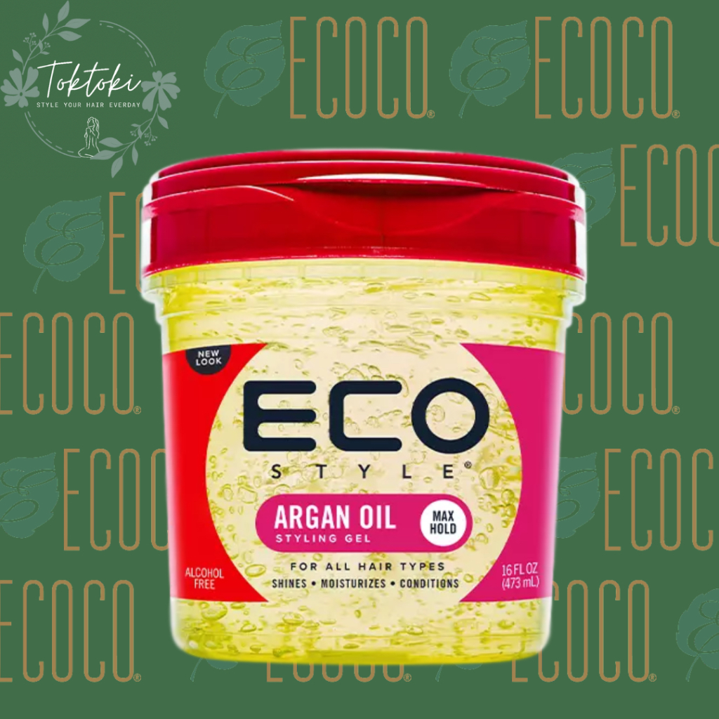 Eco Style Argan Oil Styling Gel Untuk Rambut Sehat