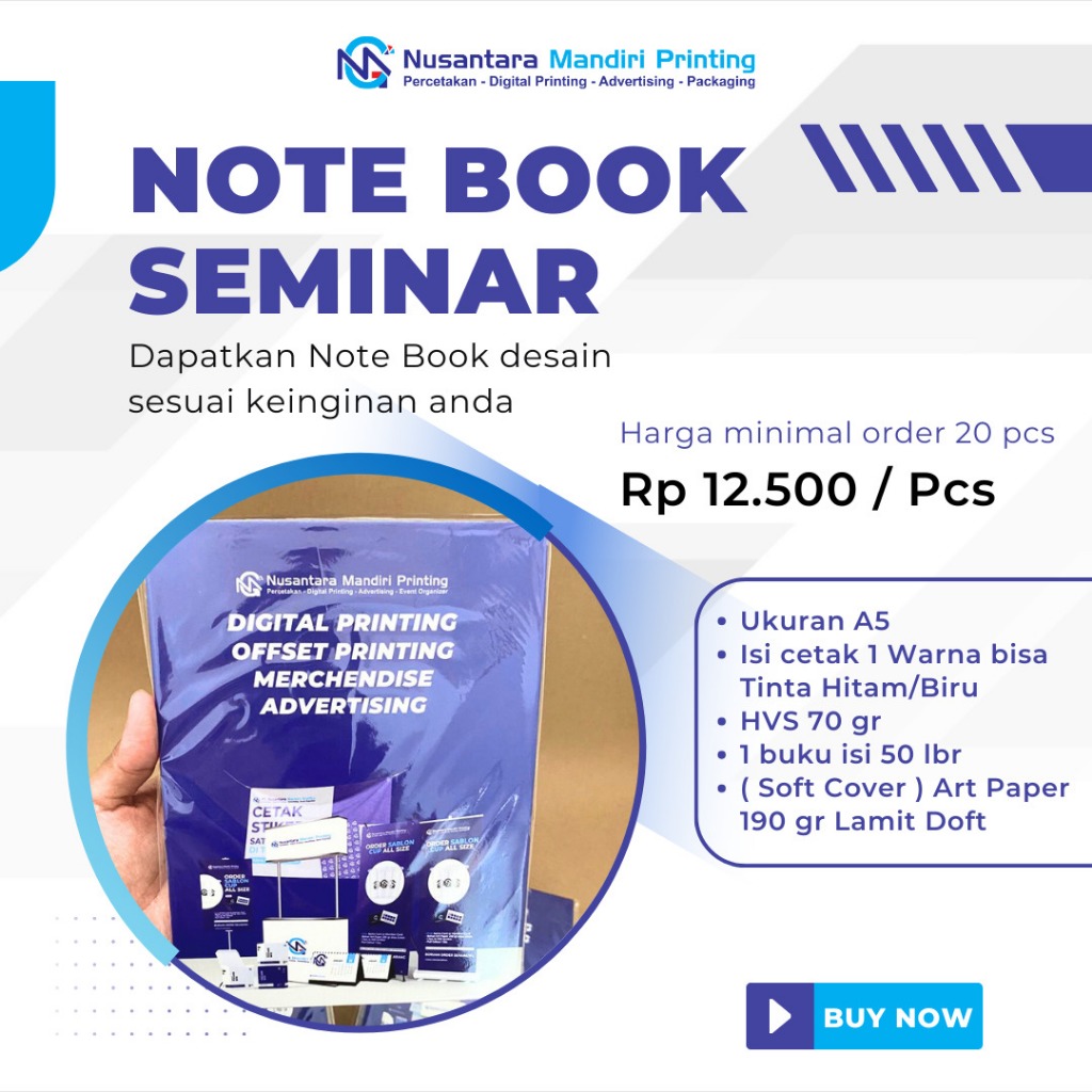 

Notebook Seminar Ukuran A5