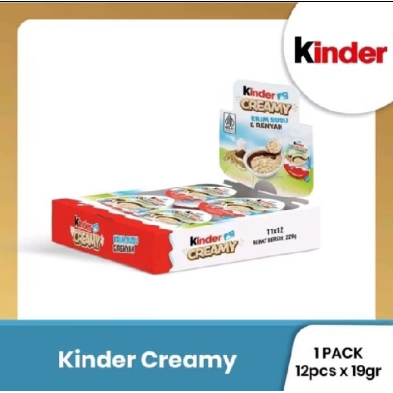 

SALE KINDERJOY CREAMY KEMASAN 1 BOX ISI 12PCS