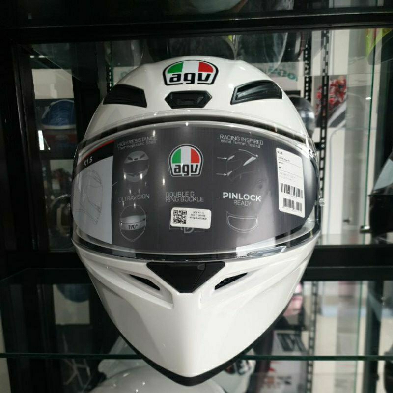 HELM AGV K1 S SOLID WHITE