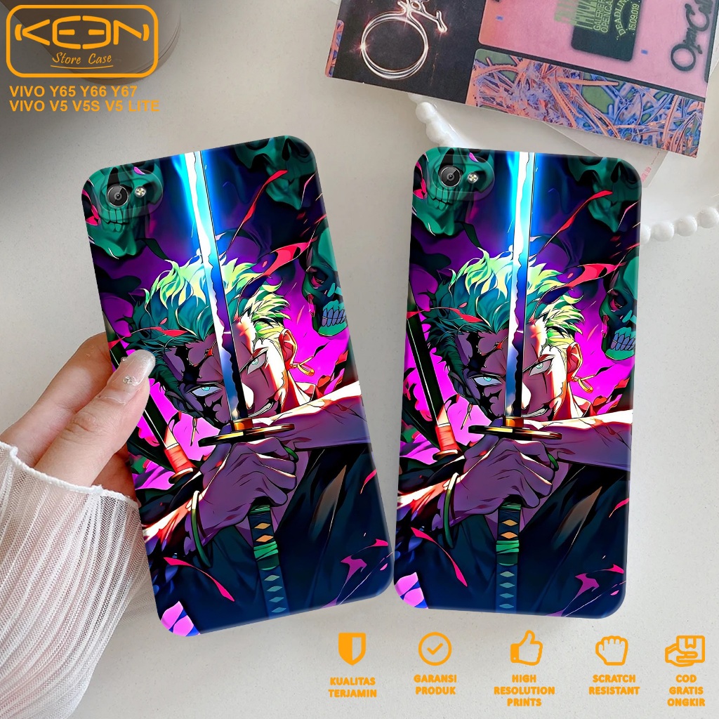 Case Vivo 1612 - Softcase Vivo 1612 Motif Zoro - Casing Hp Vivo 1612 - Case Hp - Softcase Hp Vivo 16