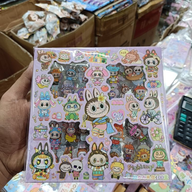 

Sticker Memo Label Karakter Labubu The monsters (1box)
