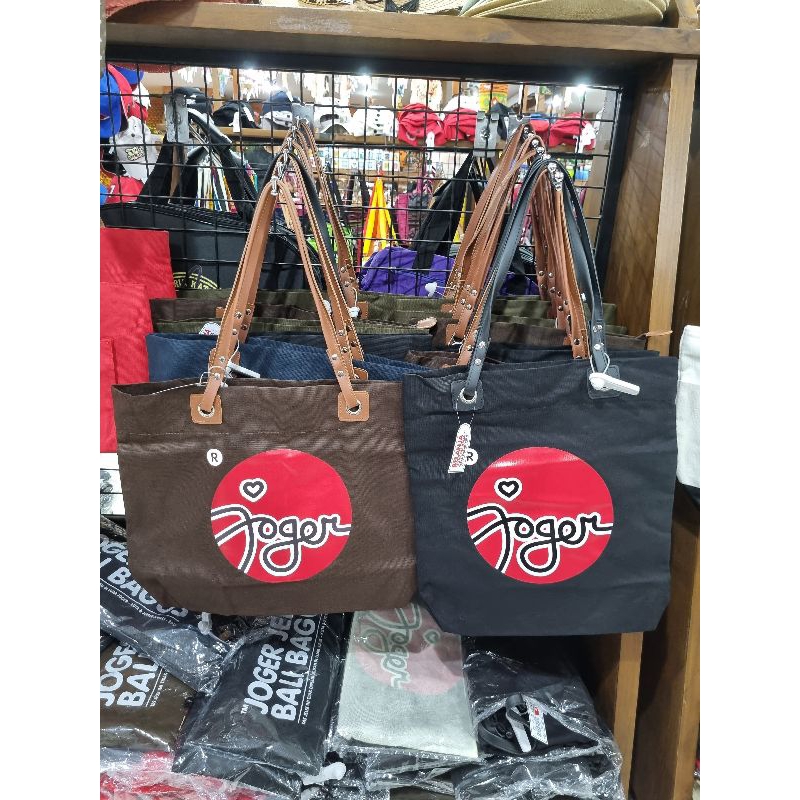 tas canvas emboss joger | tote bag oleh oleh bali, Tas jinjing bali, shoulder bag wanita