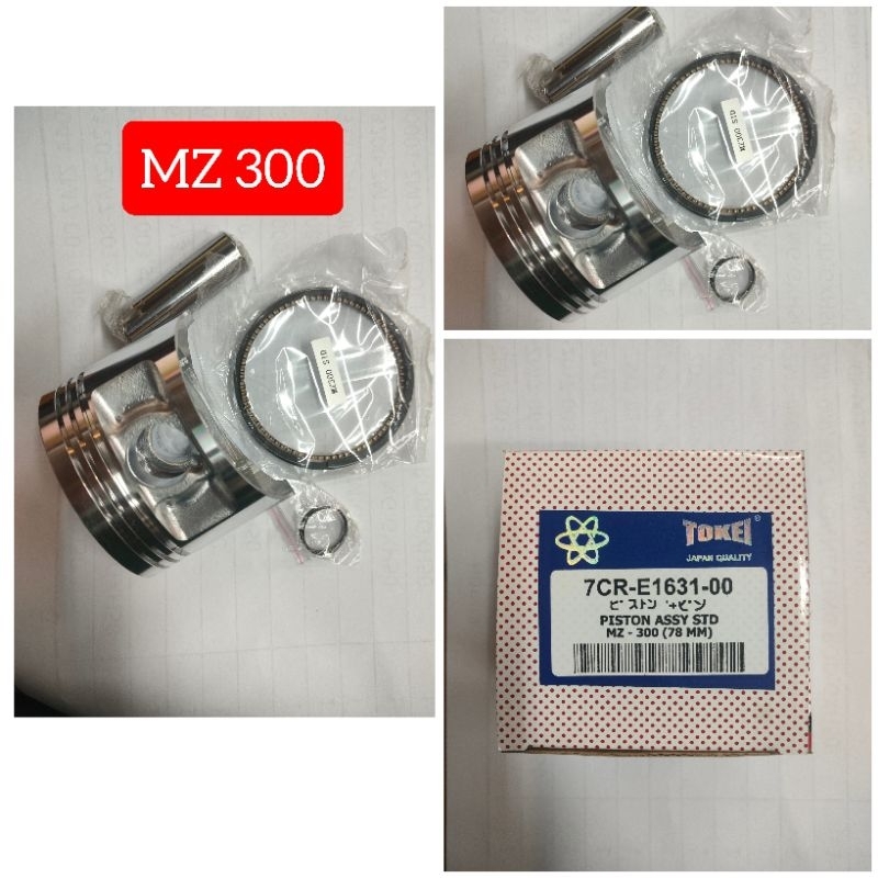 mz300 piston Assy mesin Yamaha MZ 300 TOKEI