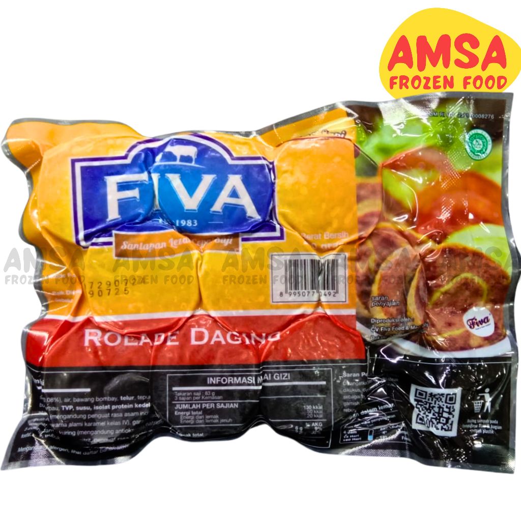 

FIVA ROLADE SAPI COIN 250GR / DAGING SAPI GULUNG COIN