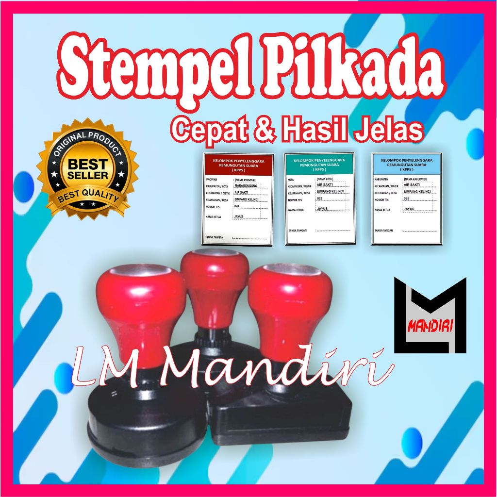 

Stempel KPPS, Stempel TPS, Stempel PPS Pilkada 2024