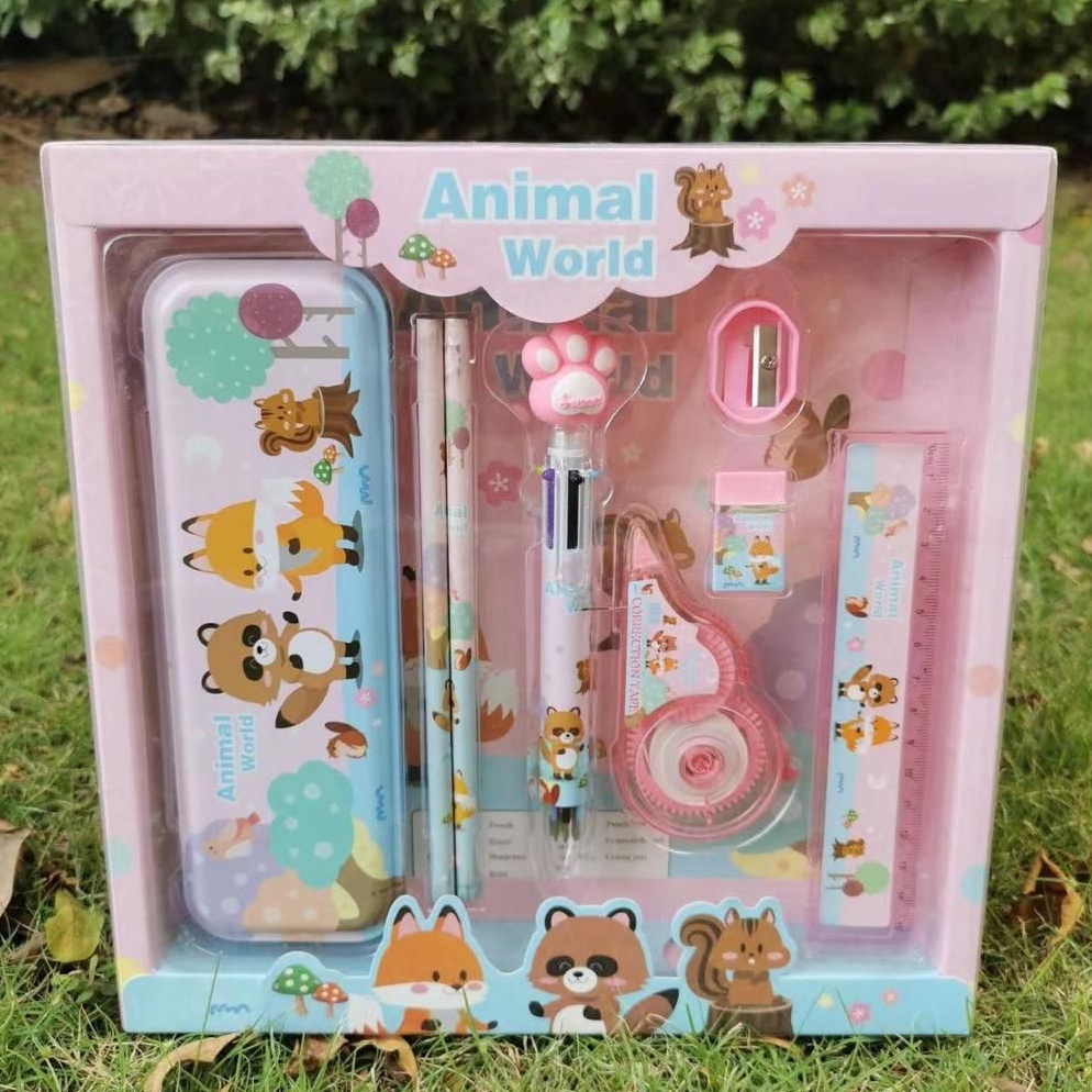 

ART R7O8 SERBALAKUKTPS2KOTAK PENSIL SETT STUDY SET STATIONERY SET ALAT TULIS SEKOLAH ANAK SET ATK MOTIF