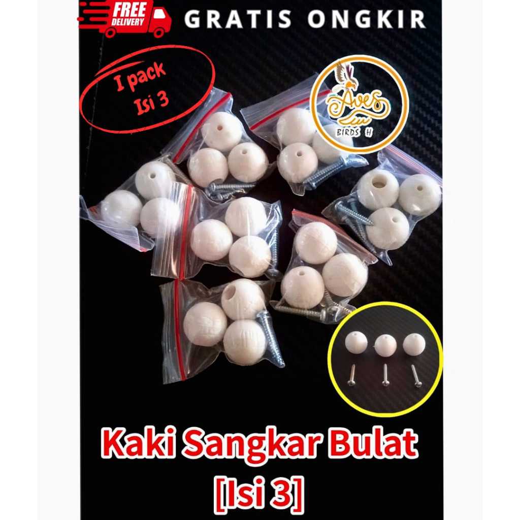 KAKI SANGKAR BULAT IPACK ISI 3 PC]