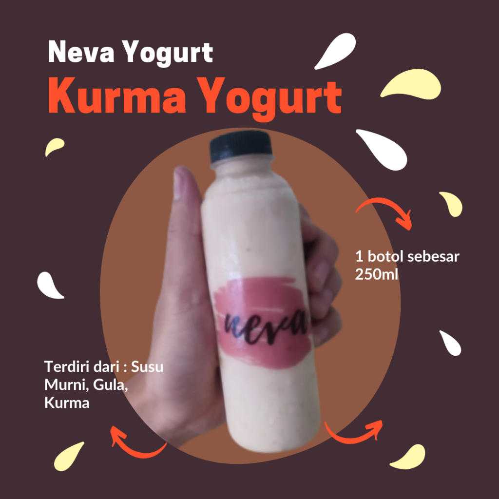 

Neva Yogurt Rasa Kurma Kemasan Botol 250ml