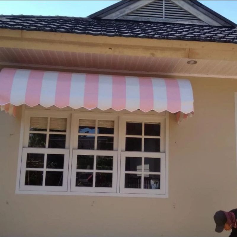 kanopi awning minimalis jendela rumah