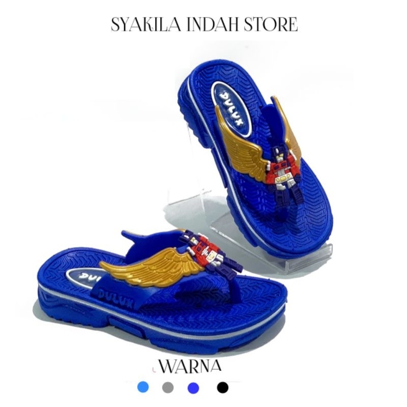 CQ - 051C-1 & CQ - 051D-1 SANDAL ANAK KARAKTER COWO DULUX SAYAP ROBOT