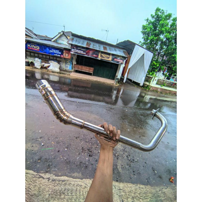 pipa leheran knalpot cb150 old pnp