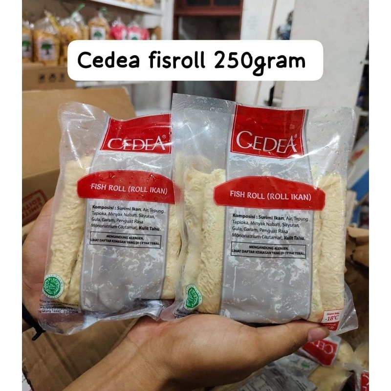 

Cedea fishroll ikan 250gr isi 10