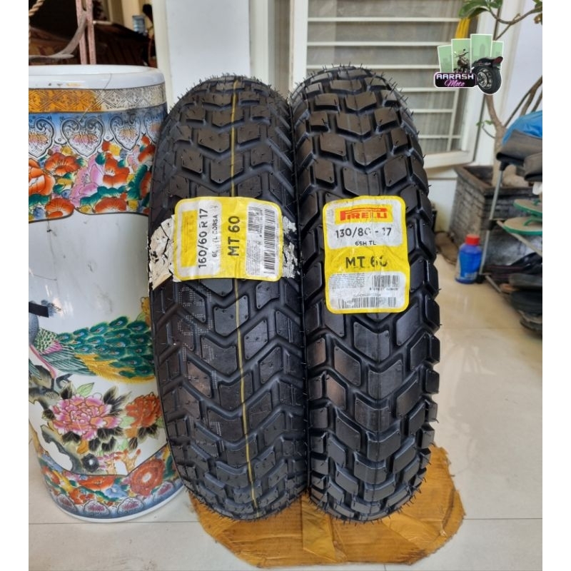 BAN BARU pirelli mt60 130/80 160/60 ring 17 not metzeler karoo shinko e805 str custom xsr big block