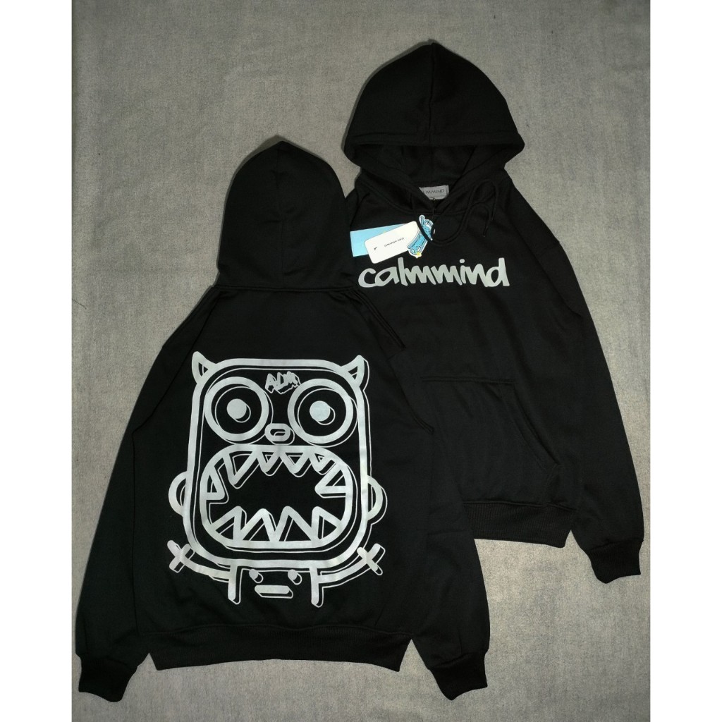 sweater Hoodie pria wanita distro gambar belakang