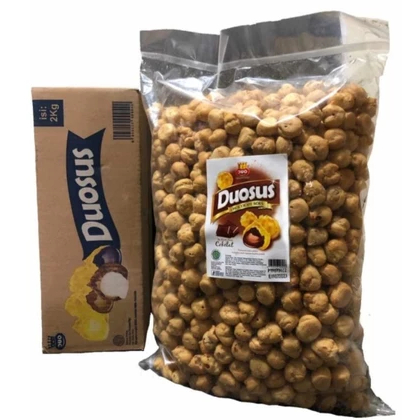 [Ready Stock - 1000g] Duosus Kue Soes Coklat Repack isi 1kg Viral Laris  | Duosus Coklat 1kg | Duoso