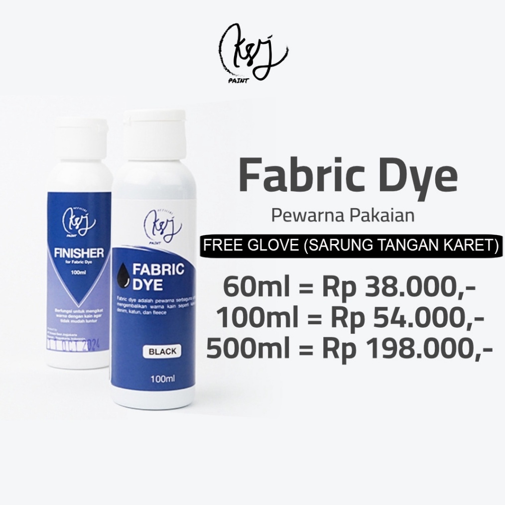 Wantex Pewarna kain  Jaket  Hoodie  Merek KSJ