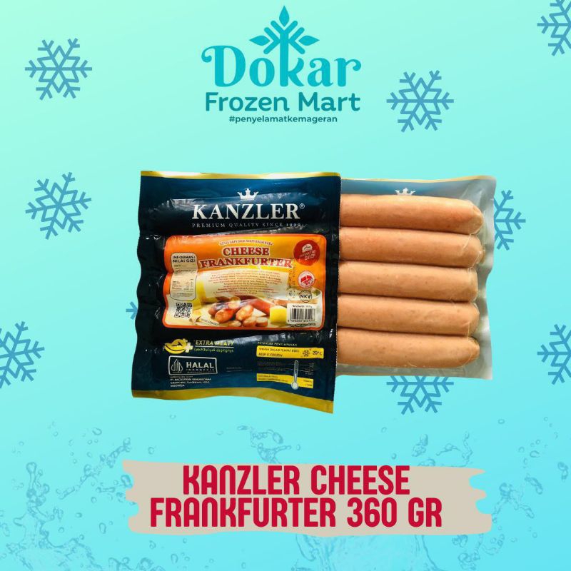 

Kanzler Cheese Frankfurter 360gr