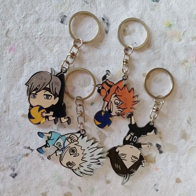 Haikyuu charm ganci gantungan kunci / keychain haikyuu / haikyuu