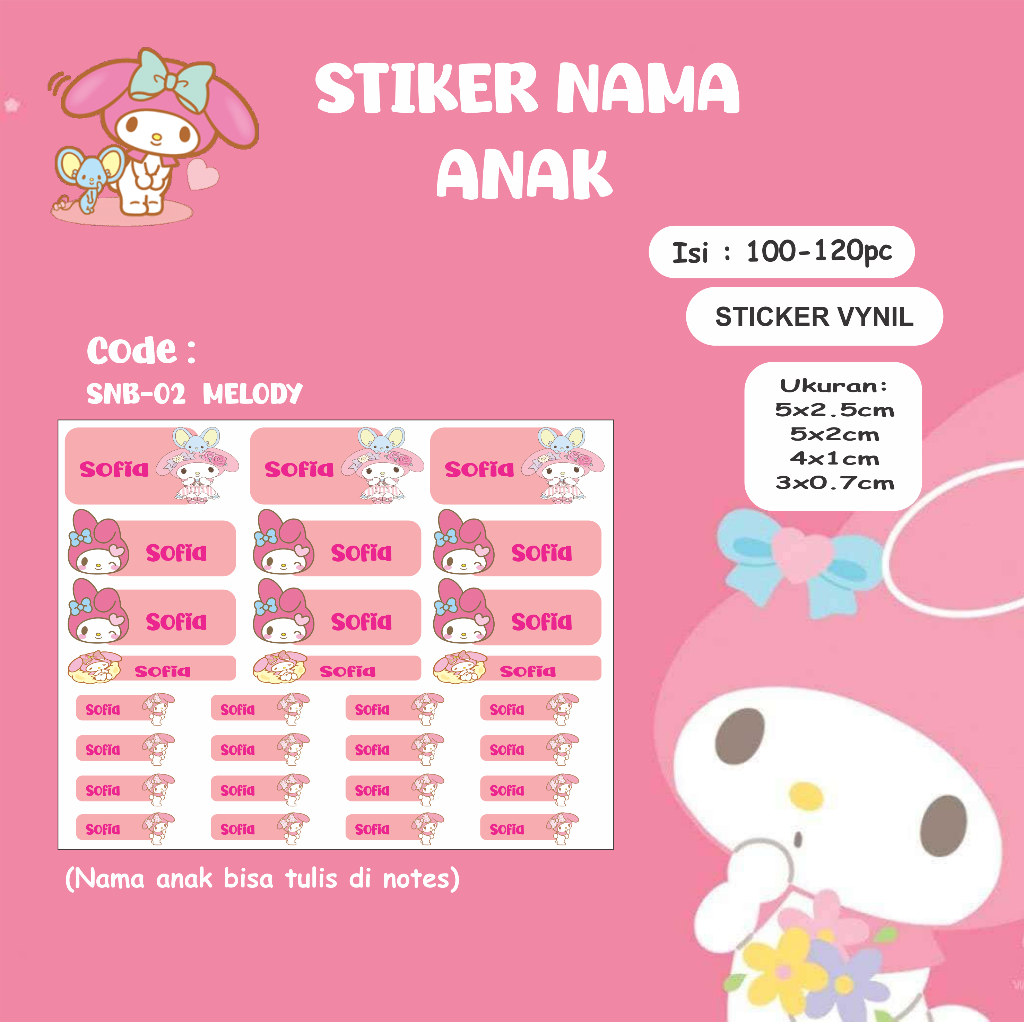 

STICKER NAMA CUSTOM LABEL NAMA ANAK MURAH