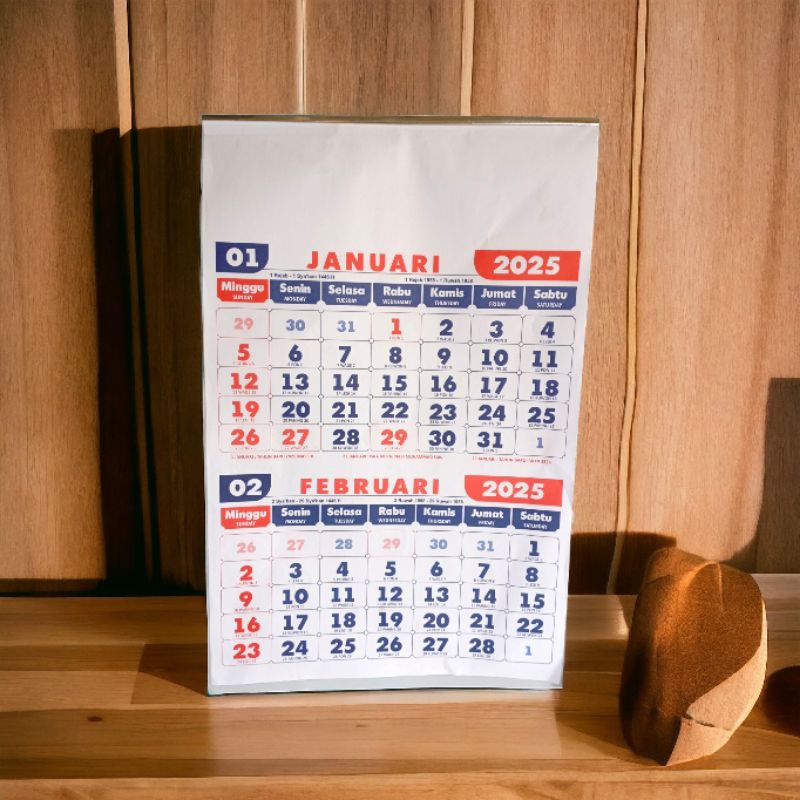 

Kalender Dinding Dwi Bulan 6 Lembar 2025