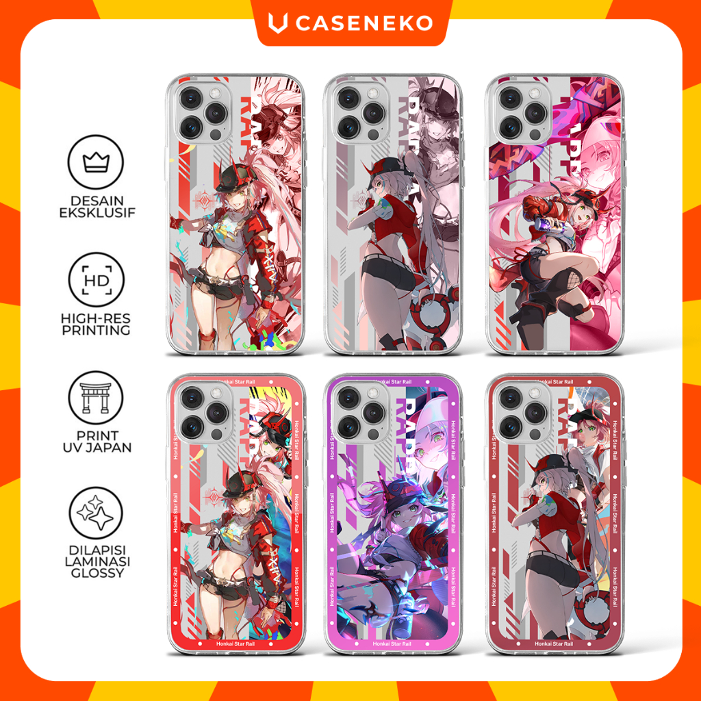 Custom Case HP Rappa Honkai Star Rail HSR Game Phone Case