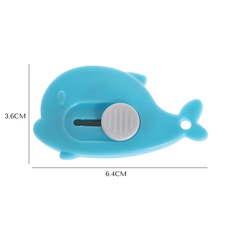 

CUTTER MINI DOLPHIN PISAU SILET MODEL DOLPHINE LUCU PEMBUKA UNBOXING PAKET ALAT PEMOTONG KERTAS