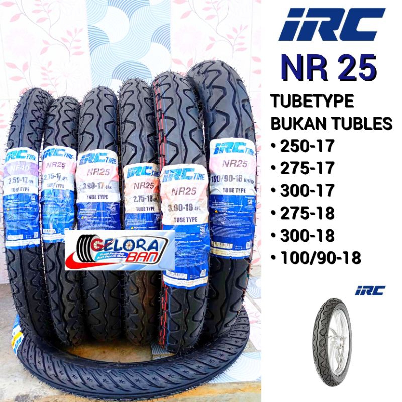 Ban Irc Nr25 NF25 Nf40 SP1 250-17 , 275-17 ,300-17 , 275-18 , 300-18 , 100/90-18 ban montor ring 17 