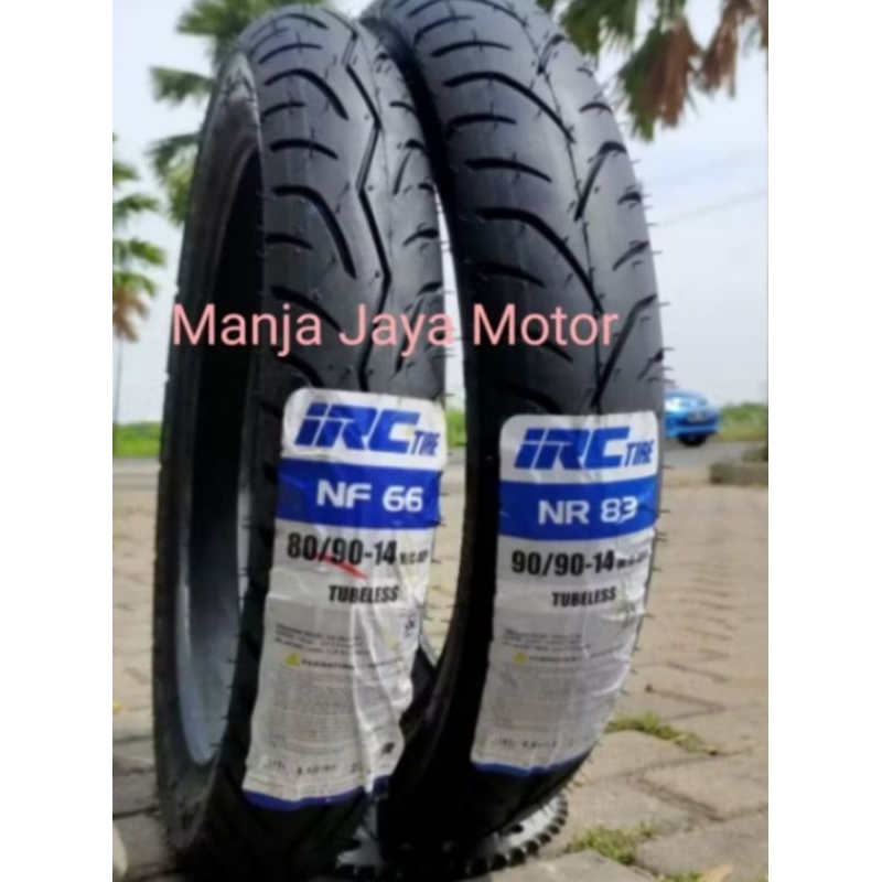 BAN Tubeless (MATIC) 80/90-14 IRC Tipe Nf 66 lebih awet untuk Beat new, Genio old, Vario, Scoopy, Sp