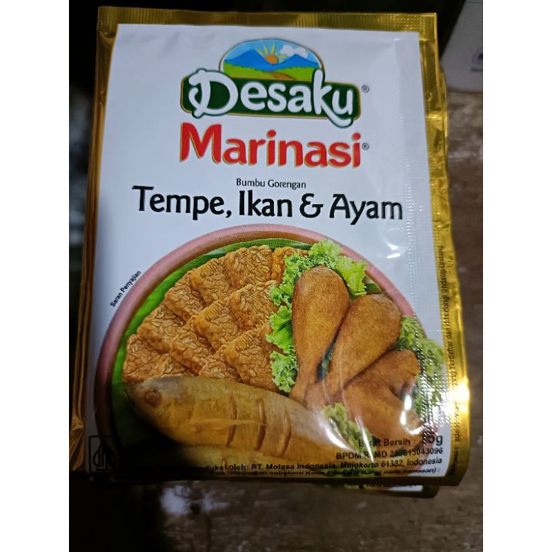 

Bumbu Marinasi Desaku 15Gram 1Renteng (12 Pcs)