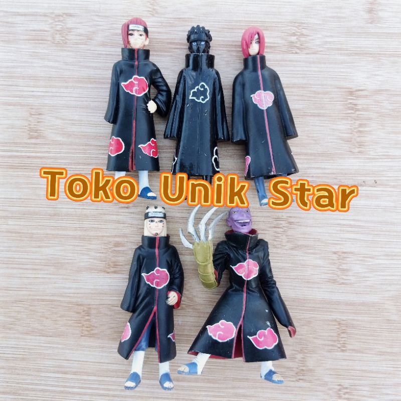 Mainan / Pajangan Patung Figure Team Akatsuki Naruto Toys Bekas