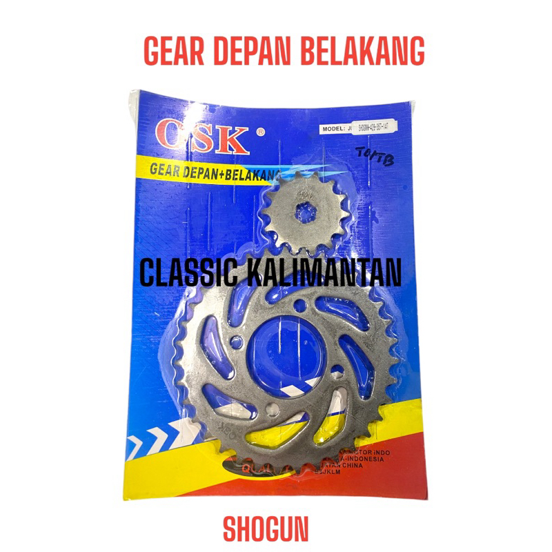 GEAR GIR DEPAN BELAKANG 35T 14T SHOGUN LAMA KEBO SHOGUN NEW 110 RC80 RC100 RC110 CRYSYAL OSK BERKUAL