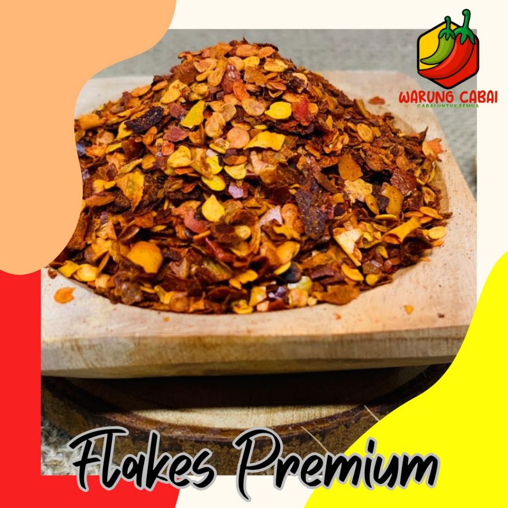 

Cabai FLAKES - Cabe Giling Kasar - Cabe Cacah Kering 250gr-1Kg by Warung Cabai