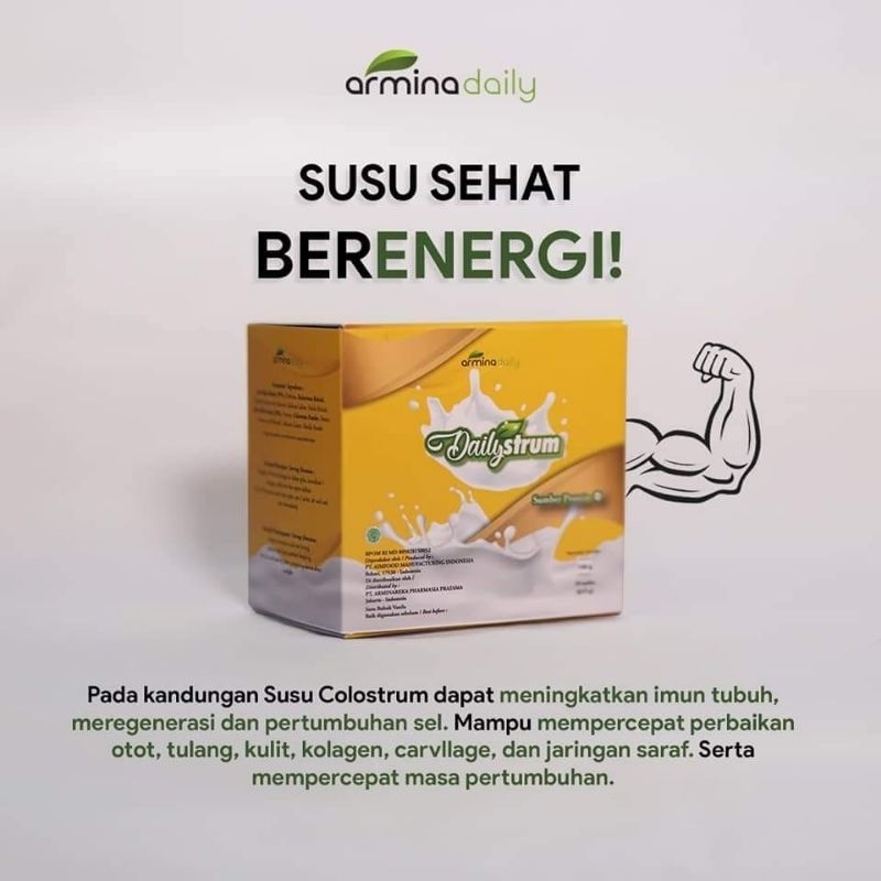 

Susu DailyStrum Original Arminadaily BPOM Susu Termurah 1 box isi 10 Sachet