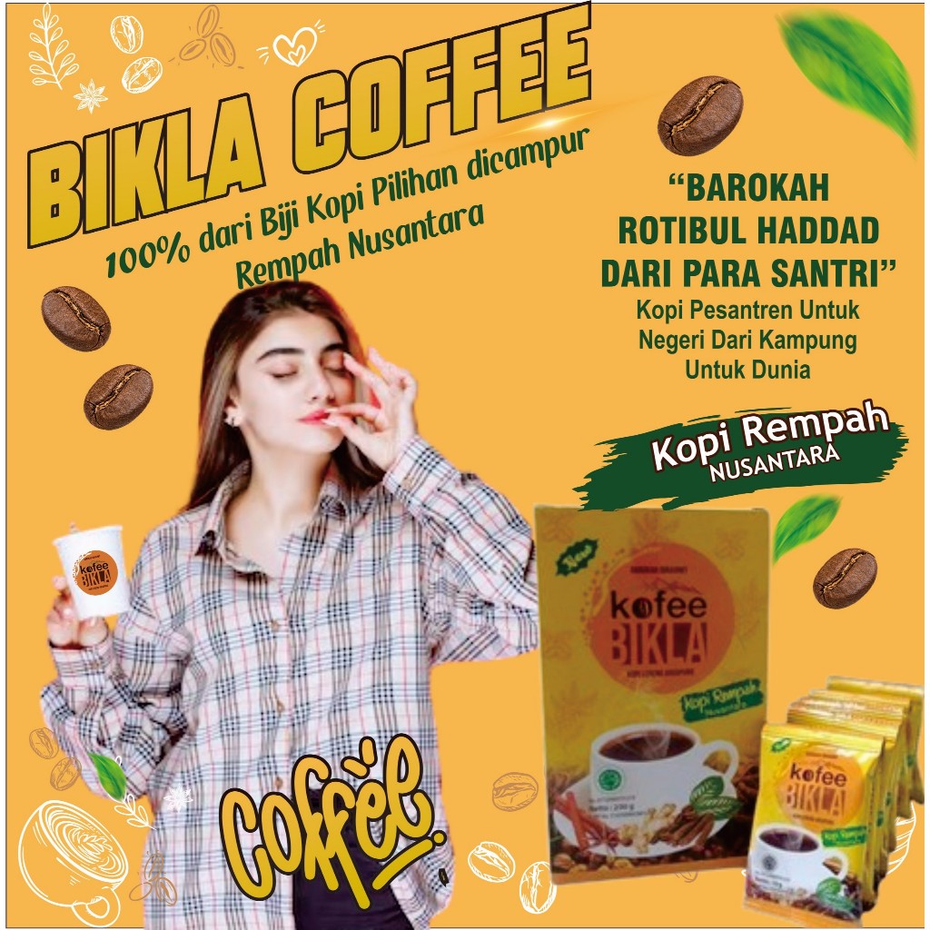 

Kopi Bikla Rempah. Kopi Kesehatan, 1 Box isi 20 Sachet