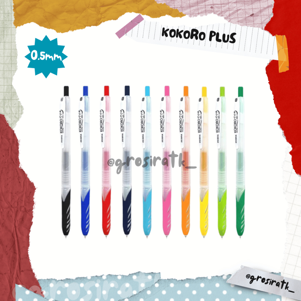 

Zebra Kokoro Plus 0.5 pulpen Best Seller