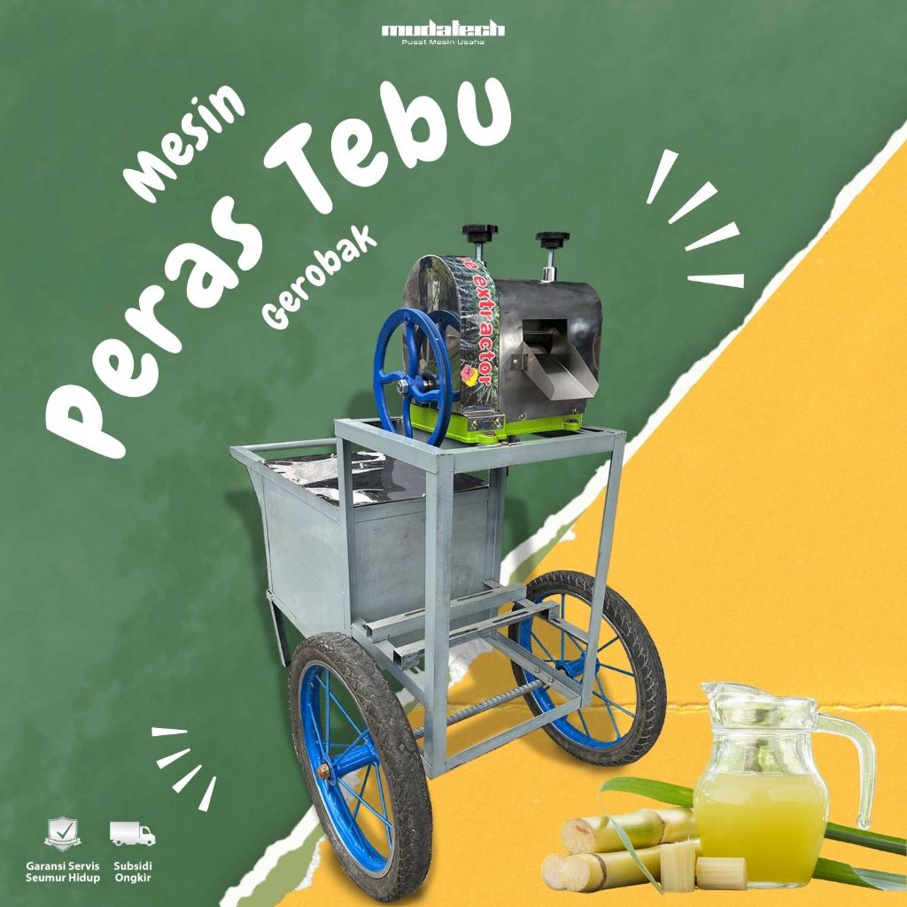 Mesin Giling Es Tebu Alat Giling Tebu Sugar Cane Juice