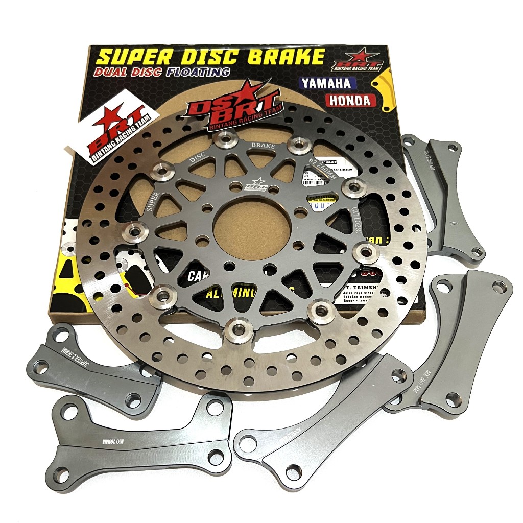 Disc Brake Piringan Cakram Lebar BRT 260mm Yamaha Honda BEAT GENIO VARIO Jupiter Z Z1 MX MIO Blade
